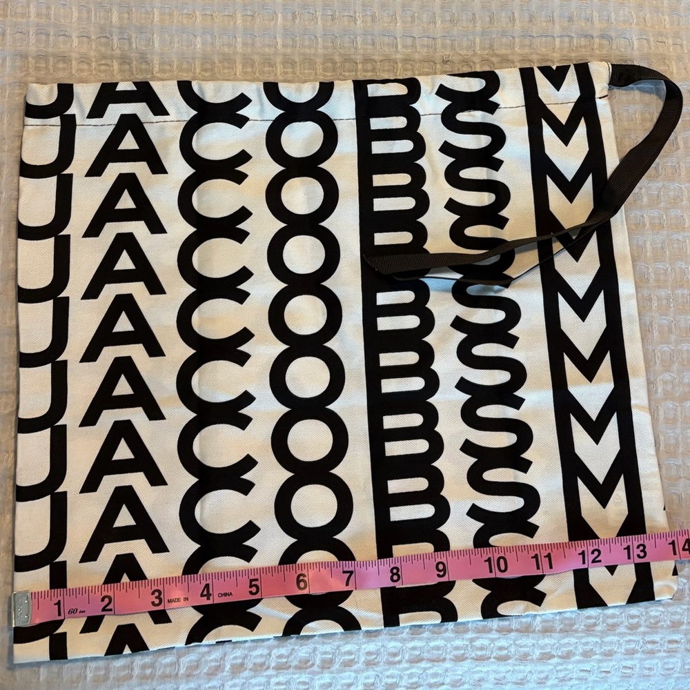 Marc Jacobs Black and White Dust Bag